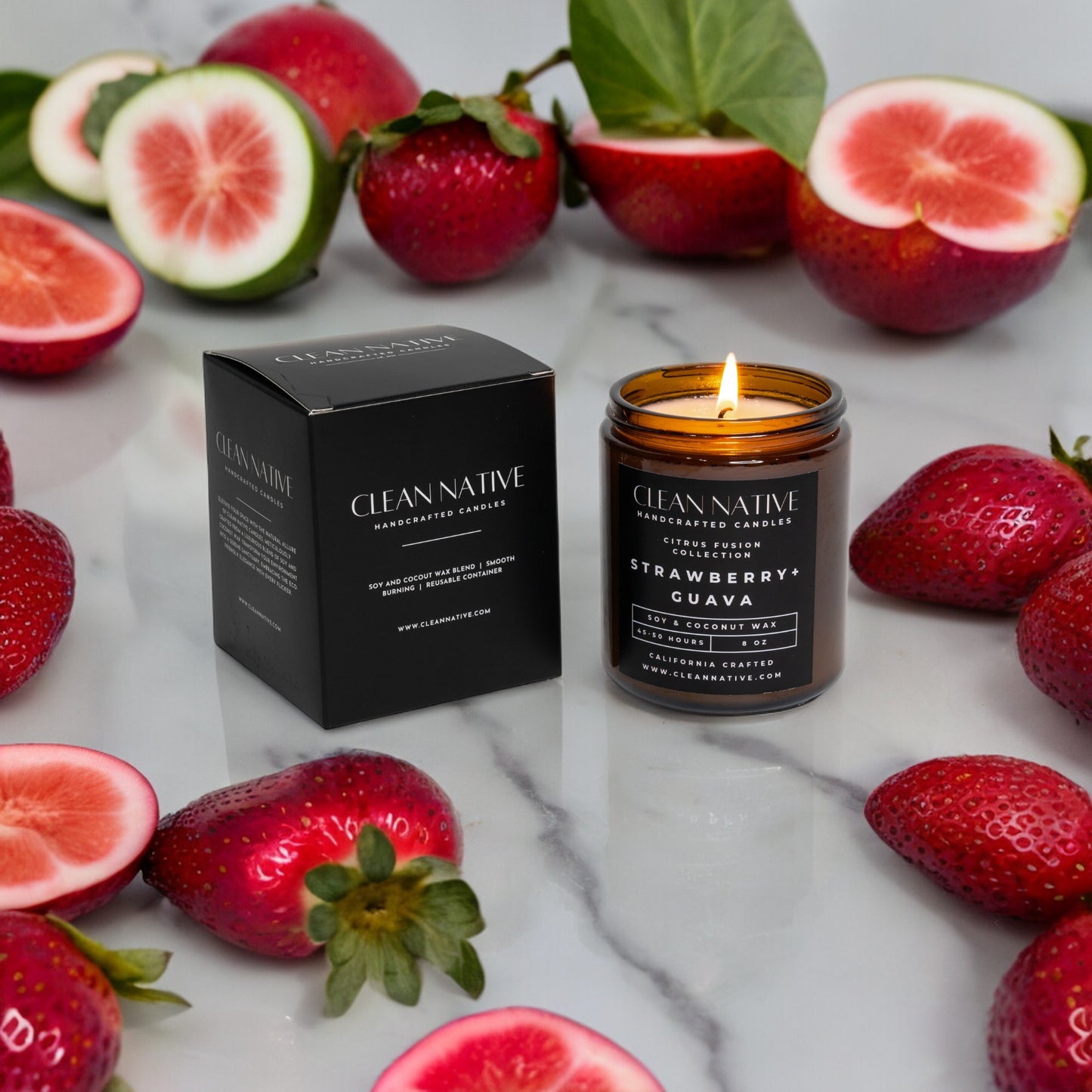 Strawberry Guava Soy & Coconut Wax Candle