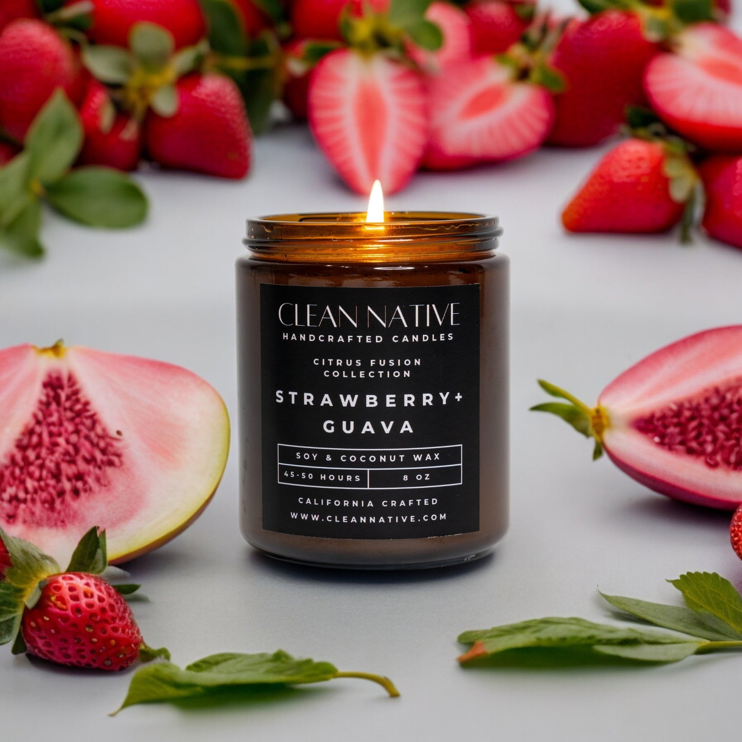 Strawberry Guava Soy & Coconut Wax Candle